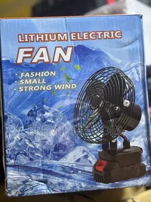 Rechargeable Fan With 2 Batteries