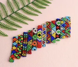 Bohemian Elastic Woven Bead Bracelets for Unisex ,