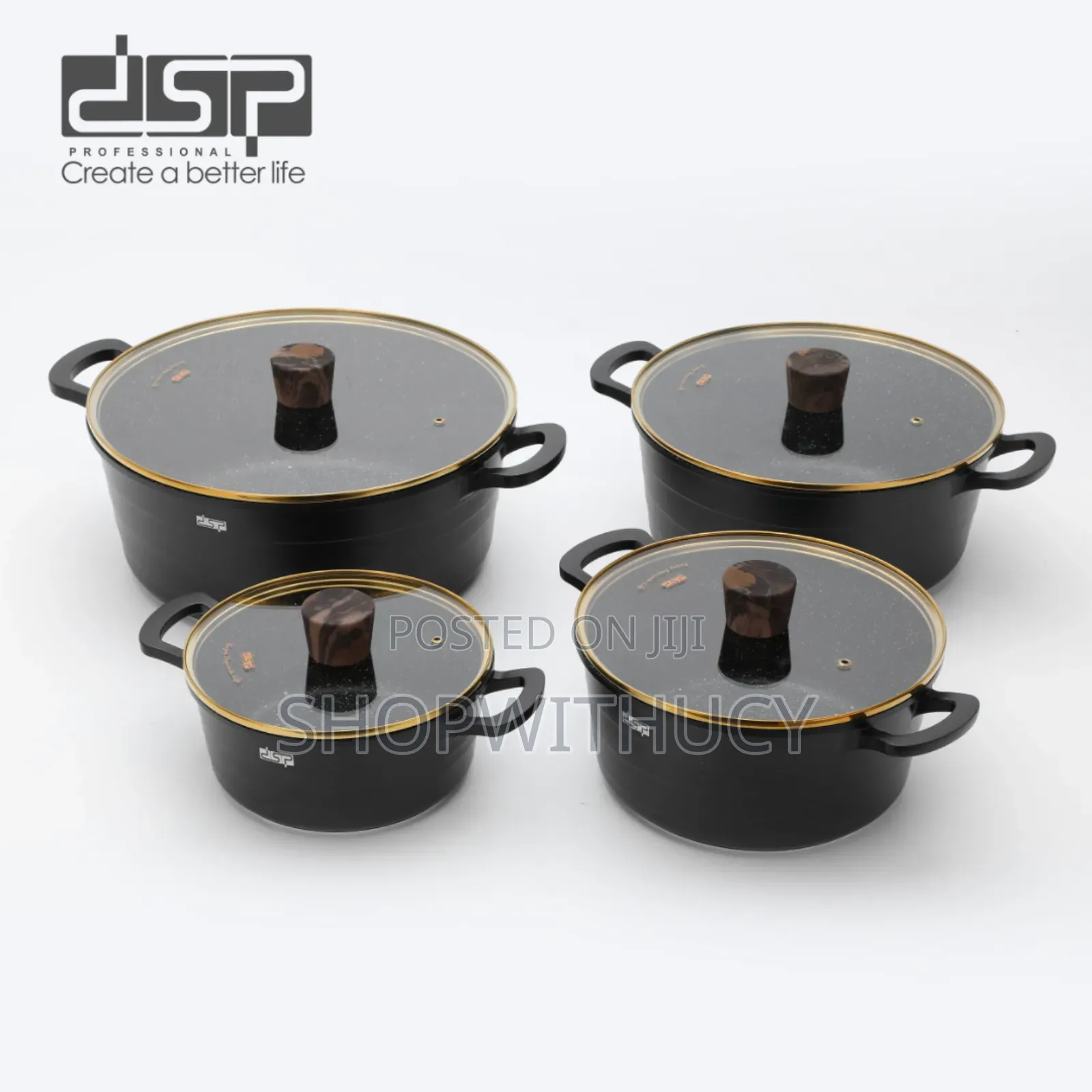 DSP Professional Multi-Cookware Set, 16-Piece Collection.