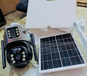 8mp Solar Powered CCTV Camera Dual Lens