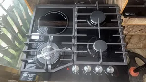 Sky-oppein 4-burner Gas & Electric Glass Hob – Black (