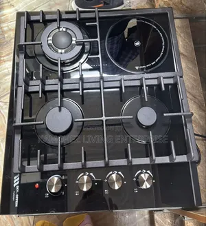 Skc Oppen Turkish 5-burner Gas & Electric Glass Hob – Black