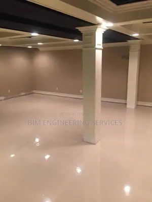 Warehouse Industrial Flooring, Reflector Metallic Epoxy Flooring