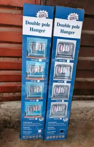 48kg Double Pole Clothe Hanger With Tyre