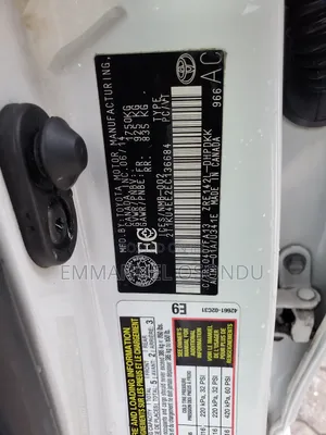 Toyota Matrix 2014 White