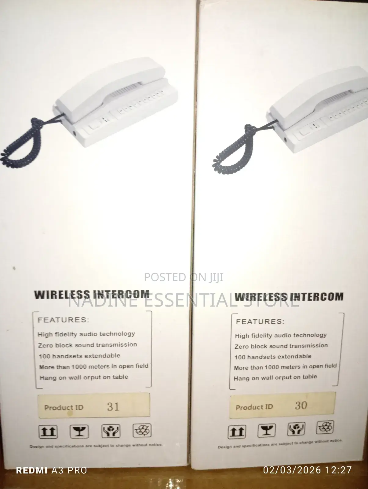 Wireless Intercom Phone