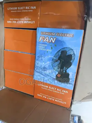 Single 48v Lithium Battery Rechargeable Fan
