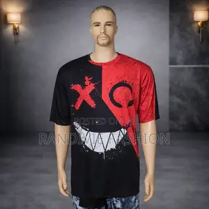 X Face T-Shirt [Black/Red]