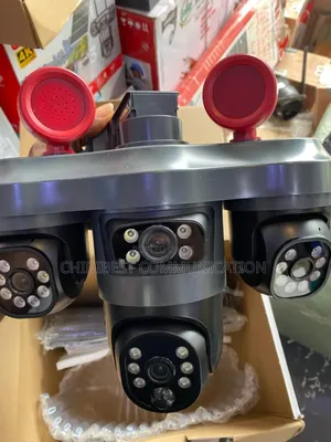 CCTV Solar Camera Three Lens Is Available