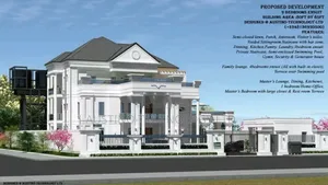 Proposed Development: 9bedrooms Ensuit Triplex