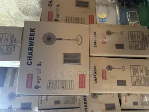 Charweek Rechargeable Solar Fan
