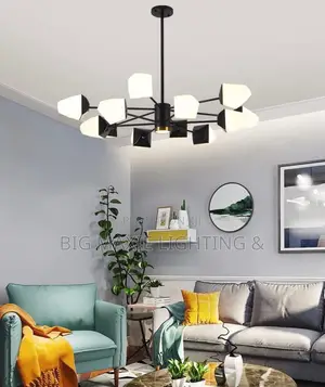 Modern Led Chandelier Minimalist Dimmable Ceiling Light