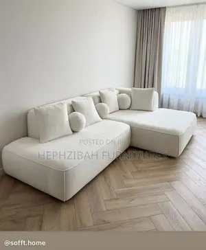 L Shaped Executive Grey Fabric Sofa