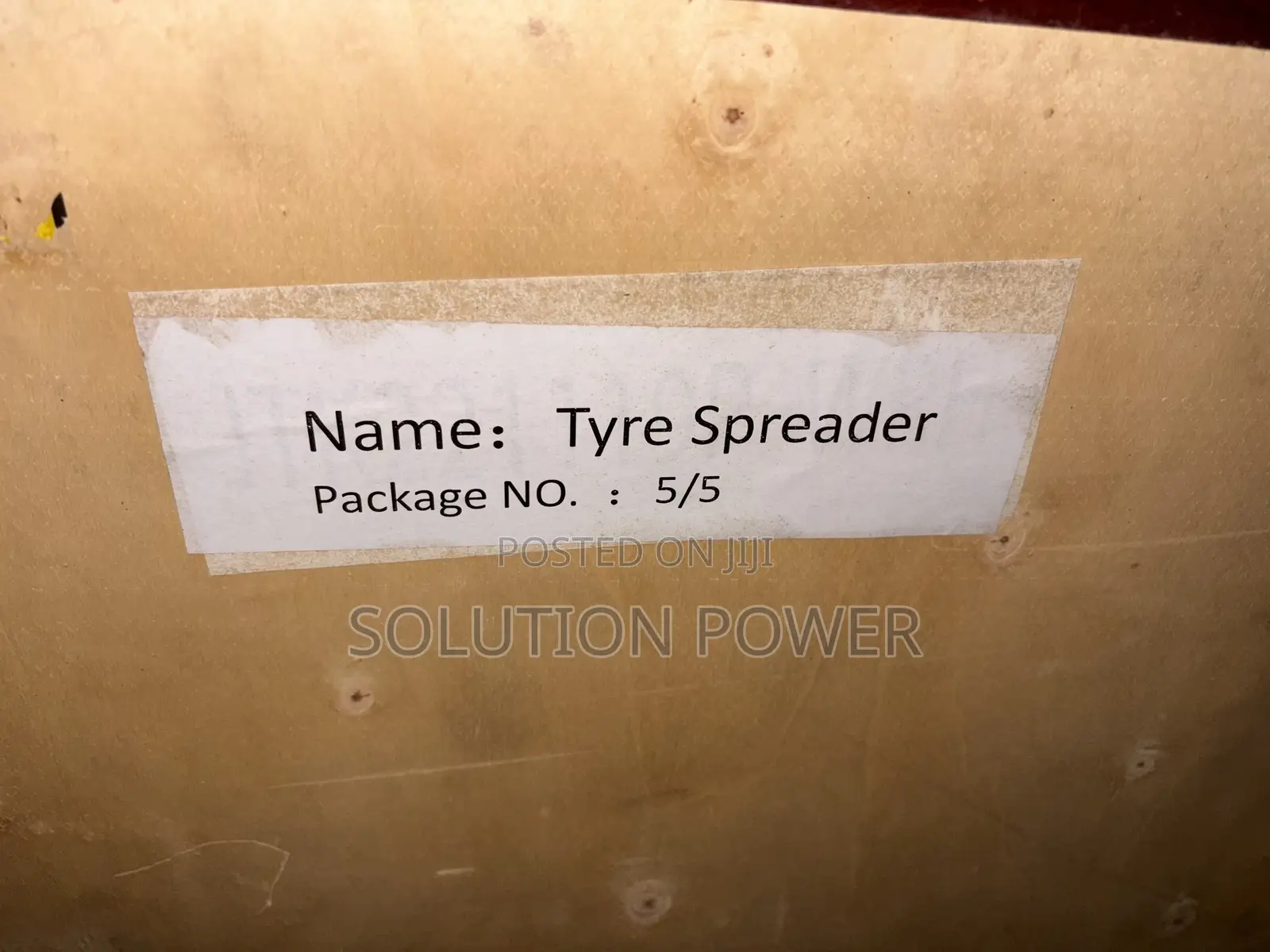 Tyre Spreading Machine