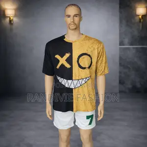 X Face T-Shirt [Black/Yellow]