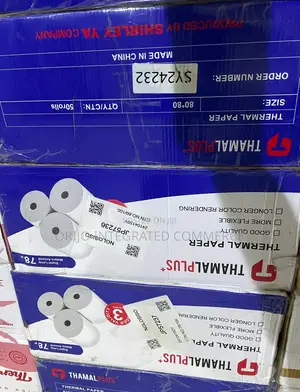 Thamalplus+ Thermal Printer Paper (50 Rolls| 80x80)