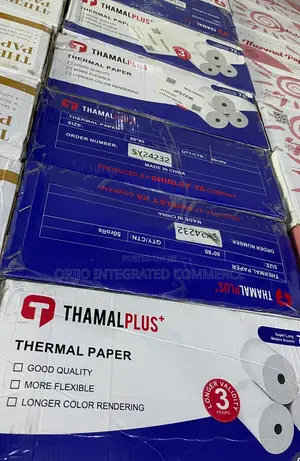 Thamalplus+ Thermal Printer Paper (50 Rolls| 80x80)