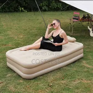 Automatic Self-Inflating Air Bed With Built-in Pump Home F