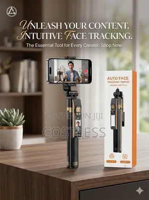 Auto Face Tracking Selfie Tripod Stand With Screen