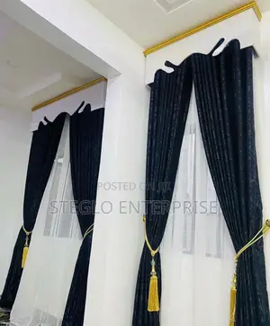 Contemporary Pelmet Board Curtains