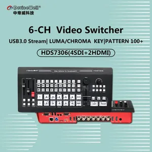 Devicewell Hds7306 6 Channels Video Switcher Chroma/Luma Key