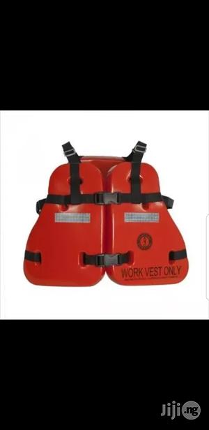 Safety Life Horse Jacket - Offshore Sea Work Vest - Orange