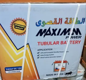 Maximum Tubular Battery 12v