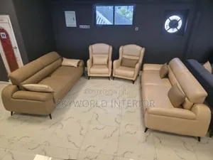 Modern Fabric Vintage Sofa Set