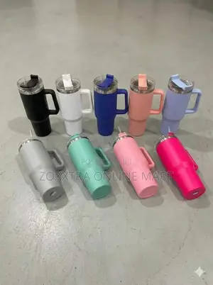 14oz Insulated Mug With Straw