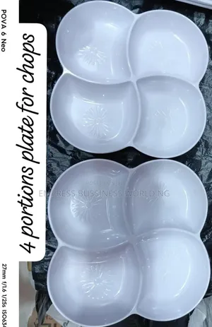 4 Partition Plate -6 Pieces