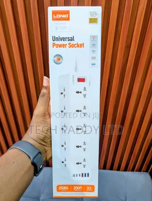 Ldnio Universal 10 Plug 6 Usb Smart Power Extension Socket