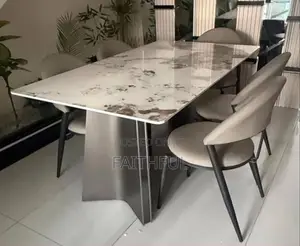 Marble Top Dining Set by 6