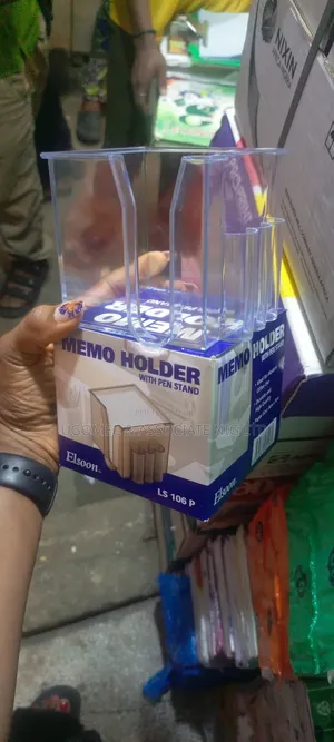 Memo Holder With Pen Stand / Paper & Pen Holder