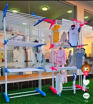 Tier Foldable Baby and Adult Clothes Drying Rack