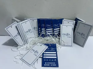 Custom Clothing Hair Tags With Rope (Brand Labels Printing)