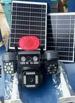 CCTV Solar Camera Four Lens Is Available With Warranty