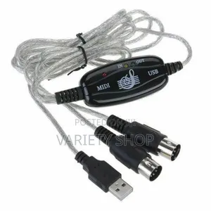 Usb in-Out Midi Interface Cable Converter to Pc Music 