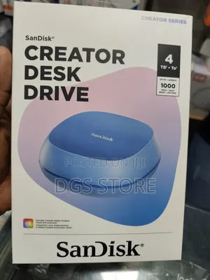 Sandisk Creator SSD Desk Drive 4tb