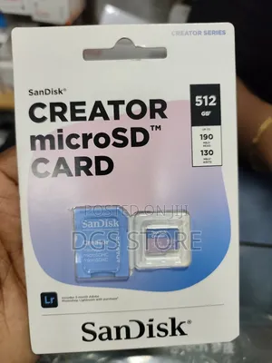 Sandisk Creator Micro Sd 512gb Memory