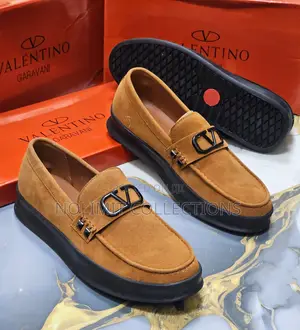 Valentine Suede Loafers With Black Sole