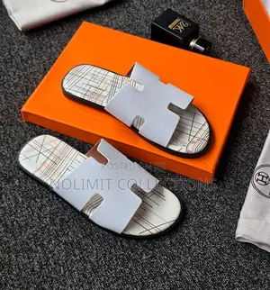 Quality Hermes Leather Slippers