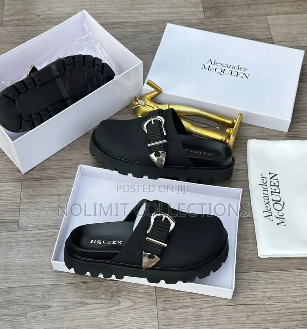 Alexander McQueen Leather Mules