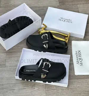 Alexander McQueen Leather Mules