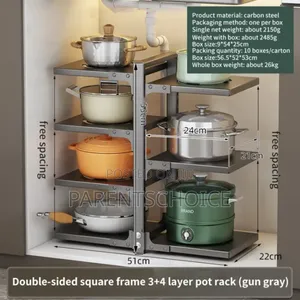 Pot Rack Kitchen Rack Multi Layer Double