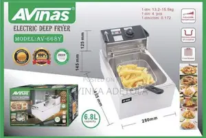 Avinas Electric Deep Fryer 6.8liters
