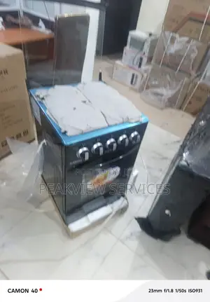 50x50 Gas Cooker 4 Hob + Oven by Polystar