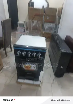 Polystar 50x50 Gas Stove 4 Flames + Oven