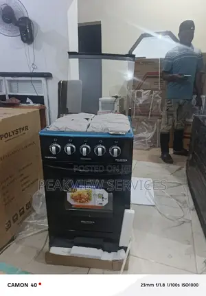 50x50 Polystar Four Burner Freestanding Cooker