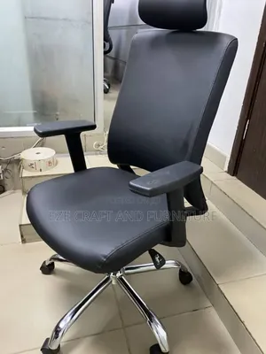 Full Leather Highback Chair