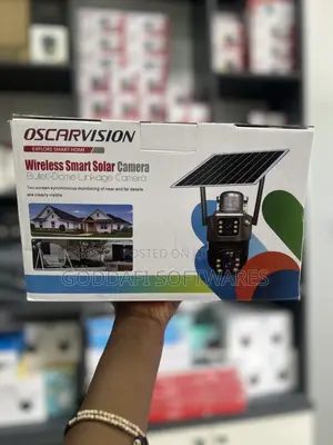 Oscarvision Dual Lens 4g Solar Camera | Goddafi Stores